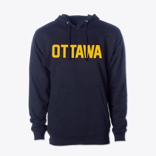 Ottawa Kansas Classic Block Cotton Hoodie Sweatshirt