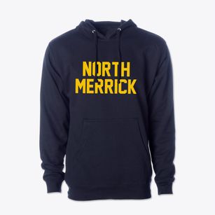 North Merrick New York Classic Block Cotton Hoodie Sweatshirt