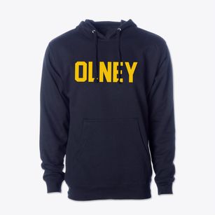Olney Illinois Classic Block Cotton Hoodie Sweatshirt
