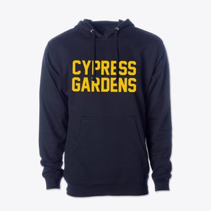 Cypress Gardens Florida Classic Block Cotton Hoodie Sweatshirt