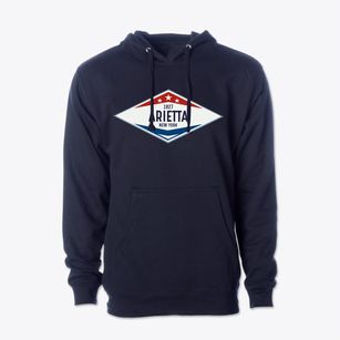 Arietta New York Diamond Star Cotton Hoodie Sweatshirt