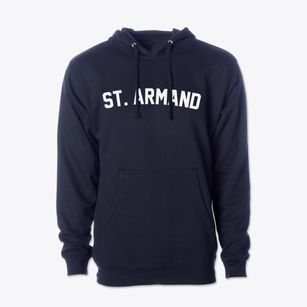 St. Armand New York Classic Curve Cotton Hoodie Sweatshirt