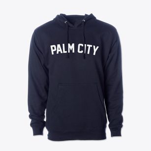 Palm City Florida Classic Curve Cotton Hoodie Sweatshirt