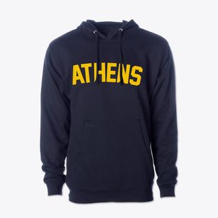 Athens Vermont Classic Curve Cotton Hoodie Sweatshirt
