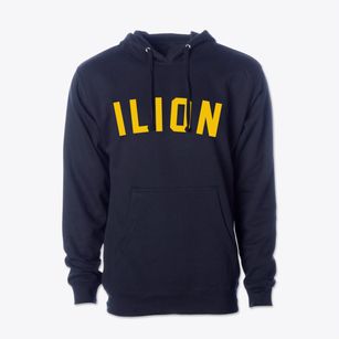 Ilion New York Classic Curve Cotton Hoodie Sweatshirt