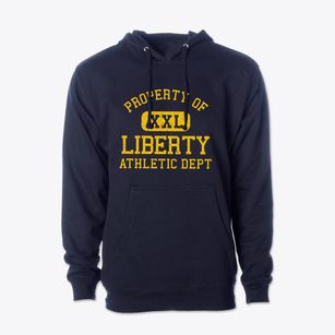 Liberty Nebraska Athletic Dept Cotton Hoodie Sweatshirt