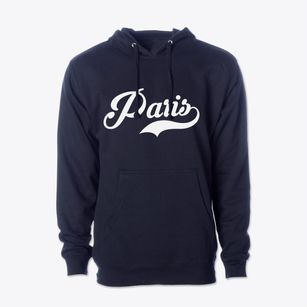 Paris New York Vintage Team Cotton Hoodie Sweatshirt