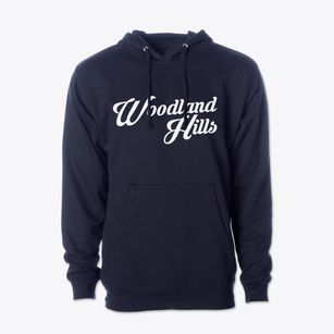 Woodland Hills Nebraska Vintage Team Cotton Hoodie Sweatshirt