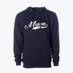 Macon North Carolina Vintage Team Cotton Hoodie Sweatshirt