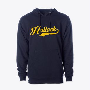 Hallock Minnesota Vintage Team Cotton Hoodie Sweatshirt