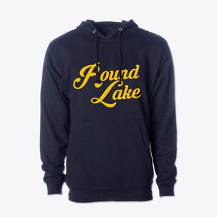 Round Lake New York Vintage Team Cotton Hoodie Sweatshirt