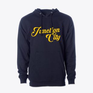 Junction City Wisconsin Vintage Team Cotton Hoodie Sweatshirt