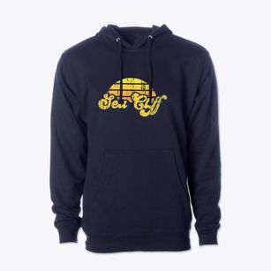 Sea Cliff New York Sublime Sunset Cotton Hoodie Sweatshirt