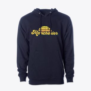Manchester Maine Sublime Sunset Cotton Hoodie Sweatshirt