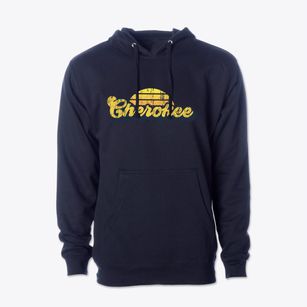 Cherokee North Carolina Sublime Sunset Cotton Hoodie Sweatshirt