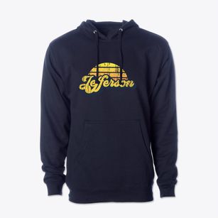 Jefferson New York Sublime Sunset Cotton Hoodie Sweatshirt