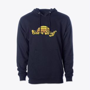 Cedar Bluff Virginia Sublime Sunset Cotton Hoodie Sweatshirt