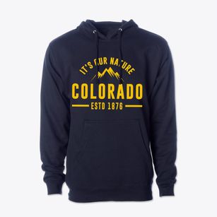  Colorado Motto Cotton Hoodie Sweatshirt