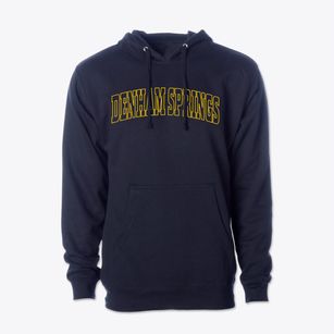 Denham Springs Louisiana Trendy Block Cotton Hoodie Sweatshirt