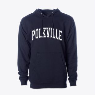 Polkville North Carolina Varsity Cotton Hoodie Sweatshirt