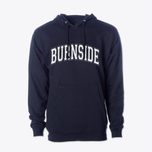 Burnside Wisconsin Varsity Cotton Hoodie Sweatshirt