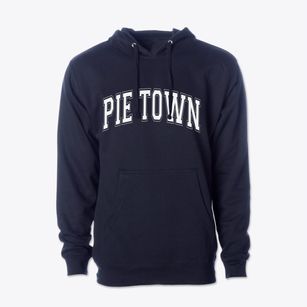 Pie Town New Mexico Varsity Cotton Hoodie Sweatshirt