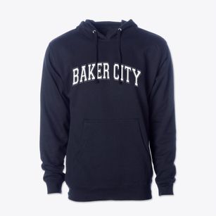 Baker City Oregon Varsity Cotton Hoodie Sweatshirt