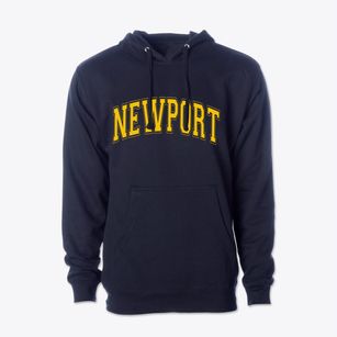 Newport New Hampshire Varsity Cotton Hoodie Sweatshirt