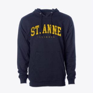 St. Anne Illinois Urban Vibe Cotton Hoodie Sweatshirt