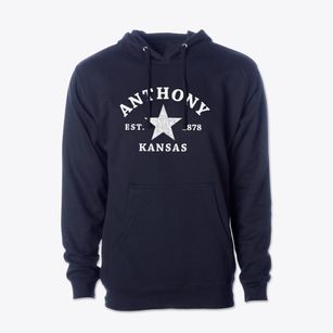 Anthony Kansas Star Cotton Hoodie Sweatshirt