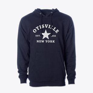 Otisville New York Star Cotton Hoodie Sweatshirt