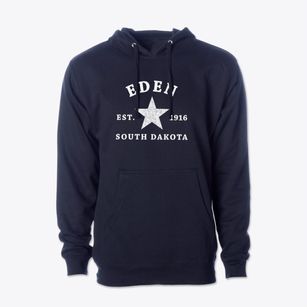 Eden South Dakota Star Cotton Hoodie Sweatshirt