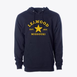Leawood Missouri Star Cotton Hoodie Sweatshirt
