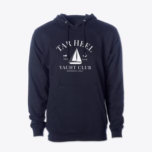 Tar Heel North Carolina Yacht Club Cotton Hoodie Sweatshirt