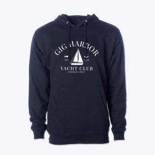 Gig Harbor Washington Yacht Club Cotton Hoodie Sweatshirt
