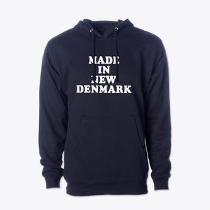 New Denmark Wisconsin Classic 70s Cotton Hoodie Sweatshirt