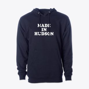 Hudson Massachusetts Classic 70s Cotton Hoodie Sweatshirt