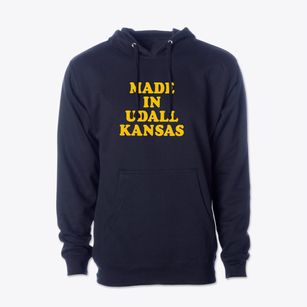 Udall Kansas Classic 70s Cotton Hoodie Sweatshirt
