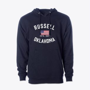 Russell Oklahoma Patriot Cotton Hoodie Sweatshirt