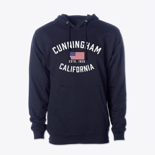 Cunningham California Patriot Cotton Hoodie Sweatshirt