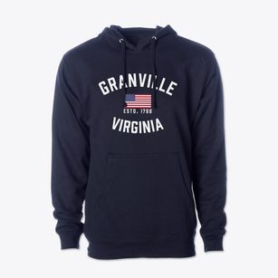 Granville Virginia Patriot Cotton Hoodie Sweatshirt