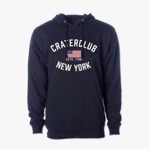 Craterclub New York Patriot Cotton Hoodie Sweatshirt