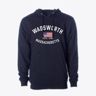 Wadsworth Massachusetts Patriot Cotton Hoodie Sweatshirt