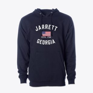 Jarrett Georgia Patriot Cotton Hoodie Sweatshirt