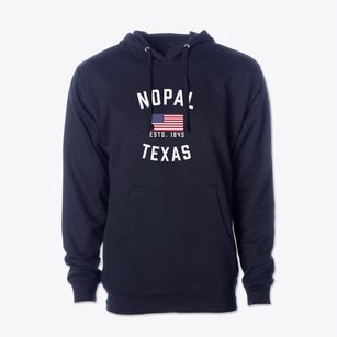 Nopal Texas Patriot Cotton Hoodie Sweatshirt