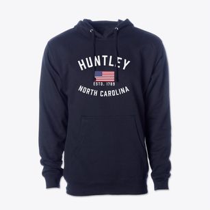 Huntley North Carolina Patriot Cotton Hoodie Sweatshirt