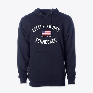 Little Emory Tennessee Patriot Cotton Hoodie Sweatshirt