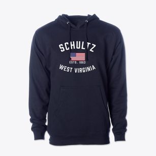 Schultz West Virginia Patriot Cotton Hoodie Sweatshirt