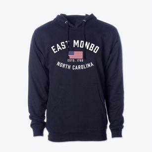 East Monbo North Carolina Patriot Cotton Hoodie Sweatshirt