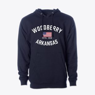 Woodberry Arkansas Patriot Cotton Hoodie Sweatshirt
